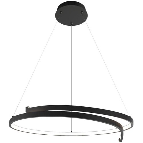  LED luster na sajli LORENZO LED/35W/230V crna Cene