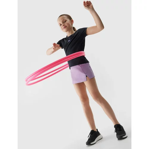 4f Girls' sports skirt 2in1 - purple