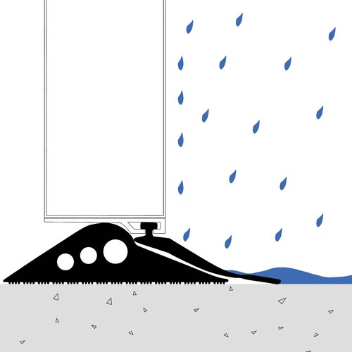  Brtva za garažna vrata Crna 52 x 2 mm 5 m PVC Slike