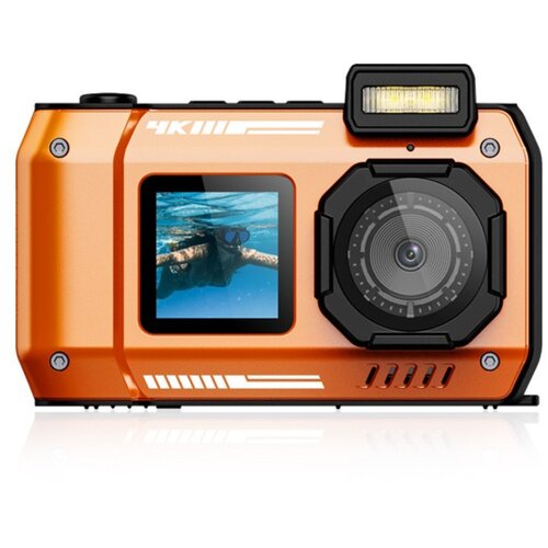 INF 4K podvodna kamera 48MP, 18x optični zoom, dvojni zaslon Orange, (5000235279) Cene