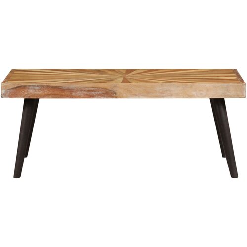  Stolić za kavu od masivnog drva manga 90 x 55 x 36 cm Slike
