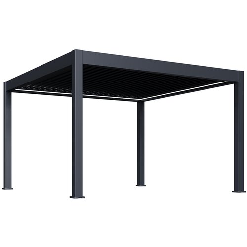 Pergole Luksuzna motorizirana bioklimatska pergola PRESTIGE 4×4 m, aluminij &ndash; samostojeća Cijene
