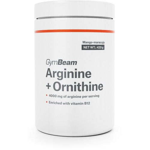 GymBeam arginine + ornithine 420 g limun - limeta Slike