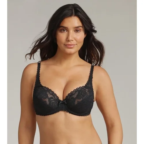 Playtex FLOWER ELEGANCE UNDERWIRE BRA - Women's lace bra with underwire - black