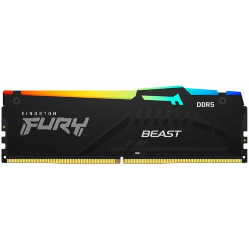 Kingston dimm DDR5 64GB (2x32GB kit) 5600MT/s KF556C40BWAK2-64 fury beast rgb black xmp Slike