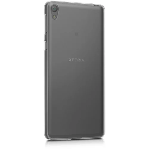  Ultra tanek silikonski ovitek za Sony Xperia XZ - prozorno črn