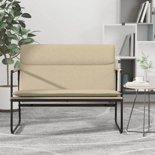  Klupa krem 100x64x80 cm od tkanine Cene