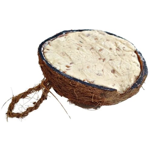 KLASEBO Kokosova krmilnica 0.18kg za divje ptice naravna hrana skozi vse leto, (5000240324) Slike