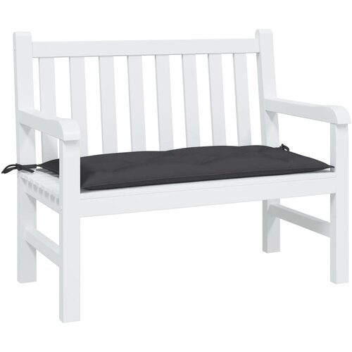 VidaXL Jastuk za vrtnu klupu crni 100 x 50 x 7 cm od tkanine Oxford Slike