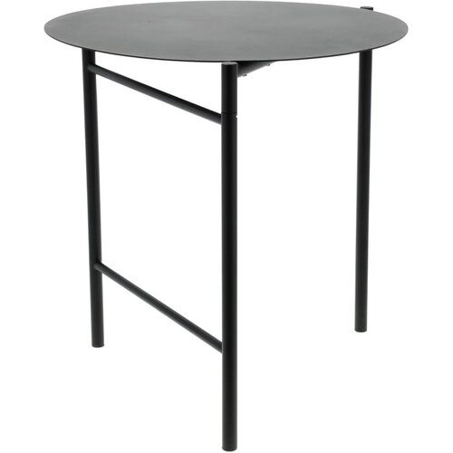 Zone Crni metalni okrugao blagovaonski stol &amp;oslash; 70 cm Disc &amp;ndash; Slike