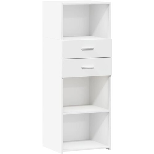 Maison Chic Visoka omara - Komoda - Predalnik bela 45x42,5x124 cm inženirski les, (21721136) Cene
