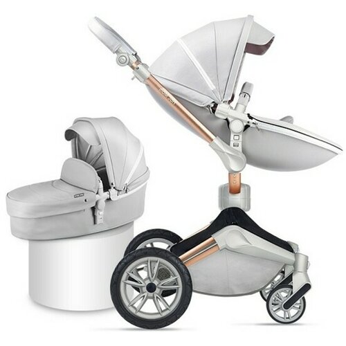 Hot Mom kolica za bebe grey 2U1 sportsko sediste+korpa F023GREY Slike