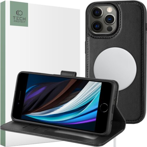 TECH-PROTECT DENARNICA ZA MAGSAFE OVITEK ZA IPHONE 12 12 PRO ČRNA, (22069154) Cene