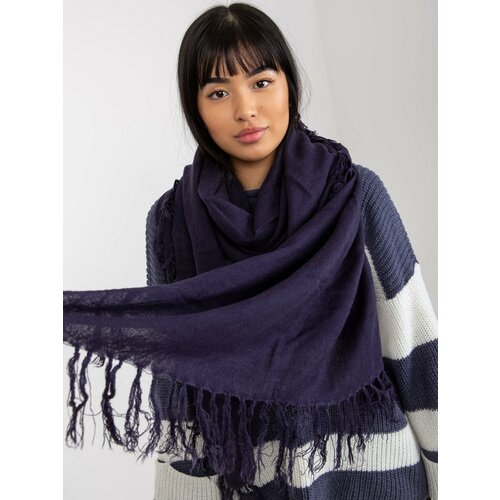 Fashion Hunters Women's purple smooth shawl with fringes Slike