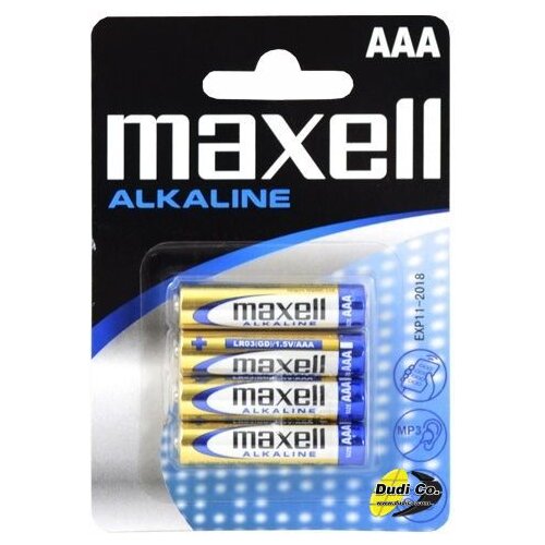 Maxell Baterija AAA (LR03), 4 kos, alkalna, (21742114) Cene