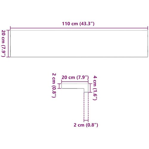  Prozorske klupice 2 kom svijetlosmeđe 110x20x2 cm masivne hrast Slike