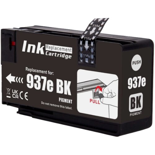  Kartu&scaron;a za HP 937e črna/black (4S6W9NE) - kompatibilna (ne dela na modelih tiskalnikov, ki se končajo na 'e') Cene