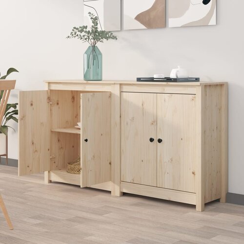 vidaXL Komoda 2 kosa 70x35x80 cm trdna borovina Cene