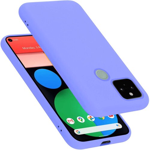 Cadorabo Ohišje je združljivo z Google PIXEL 5 in tekoča svetlo vijolična - Zaščitni ovitek iz prožnega silikona TPU, (20859901) Cene