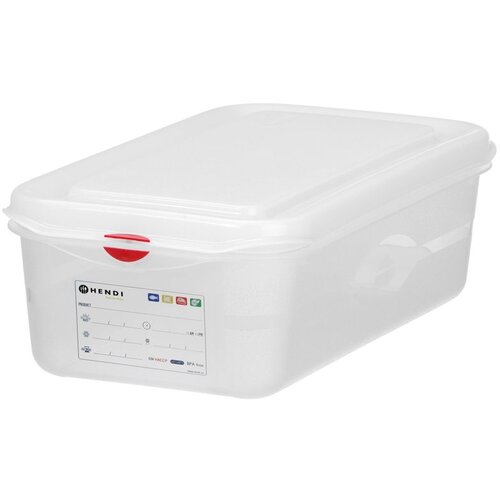 Hendi spremnik gn 1/3 polipropilen, gn 1/3, 4L, providno, 325x176x(H)100mm Cene