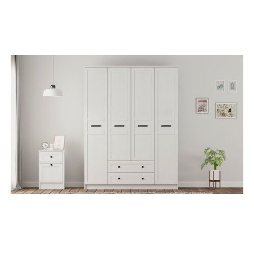 Hanah home Ormar Rb-168-01, 140x184x52 cm, Bijeli Cijene