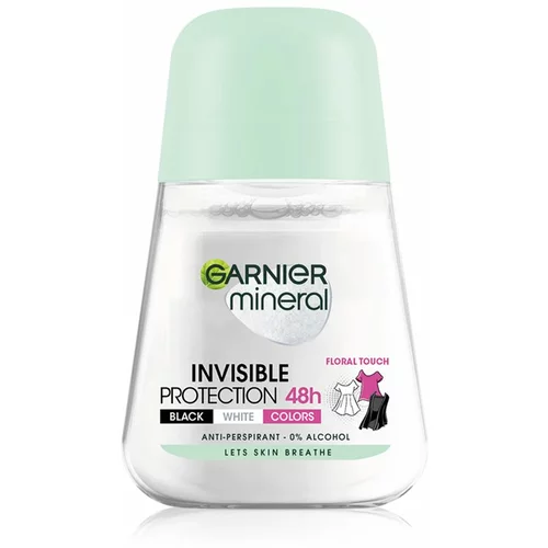 Garnier Mineral Invisible antiperspirant roll-on za žene 48h 50 ml