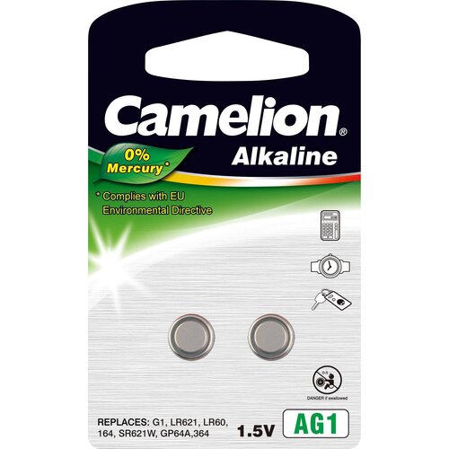 Camelion Gumbna baterija LR 60 alkalij-mangan AG1 14 mAh 1.5 V 2 kosa, (20430384) Cene