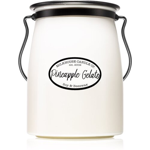 Milkhouse Candle Co. Creamery Pineapple Gelato mirisna svijeća Butter Jar 624 g Cijene