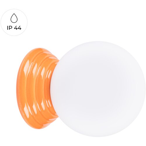 Sollux Lighting sollux SL.1893 - kupatilsko zidno svetlo zori 1xG9/8W/230V IP44 narandžasto Slike