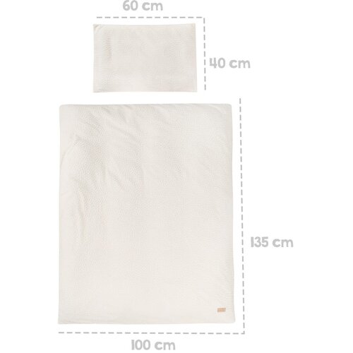 Roba Dječja posteljina za dječji krevetić od muslina 100x135 cm Seashells &amp;ndash; Slike