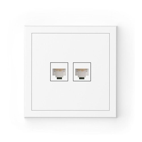 Commel RJ45 CAT6 dvostruka bijela 043-521 Commel Cene