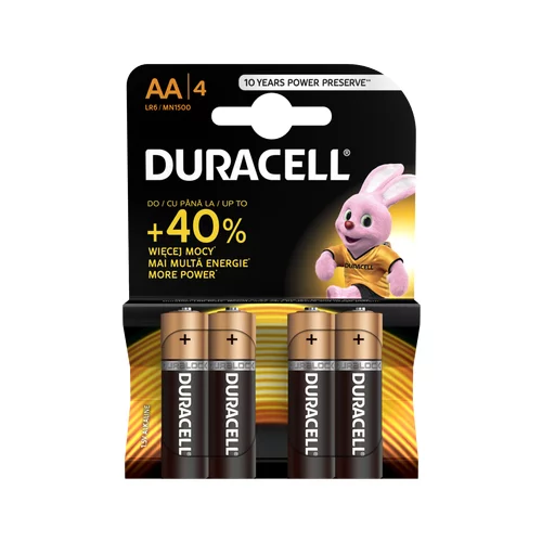 Duracell baterije DURAL BASIC AA K4
