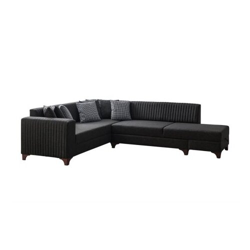 Atelier Del Sofa ugaona garnitura west right anthracite Slike
