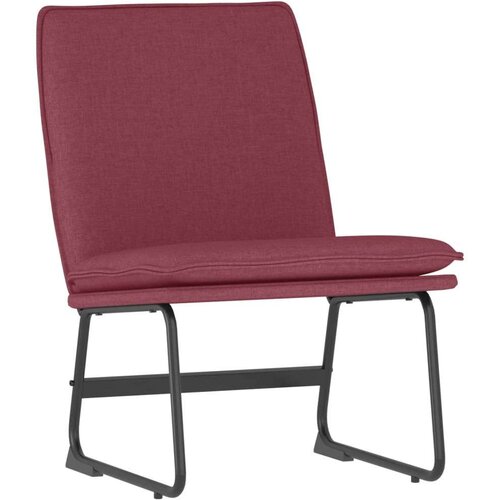  Ležaljka crvena boja vina 52 x 75 x 76 cm od tkanine - boja crnog vina 1 Slike