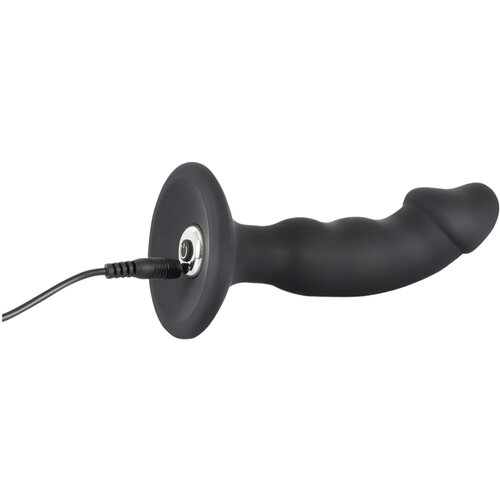 Black Velvets black velvet - vibrator za penis z možnostjo polnjenja (črn) Slike