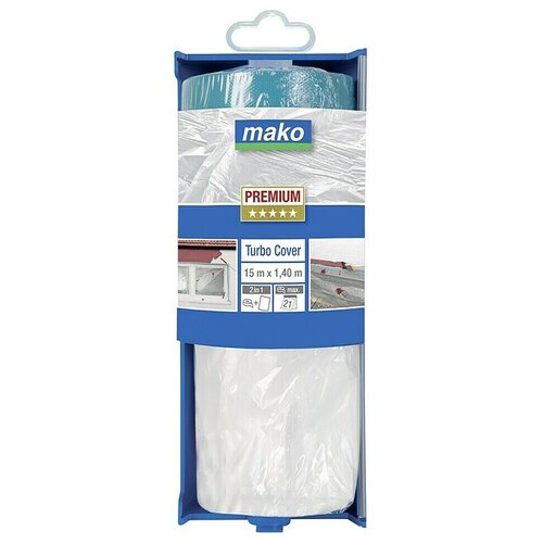 MAKO Pokrivna folija Turbo Cover Premium v dozirniku (Do x &Scaron;: 15 x 1,4 m, 21 m&sup2;) Cene