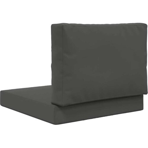 Jastuk za vanjsku sofU 2 pcs Antracit Poliester - Antracit 60 x 60 cm 1x sjedalo +1x naslon (3D bez bartaga) Slike