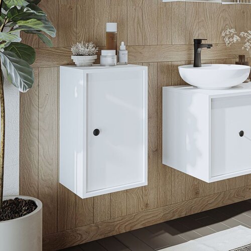 Hanah home zidni kupatilski ormarić 2203, 35 cm, beli Slike