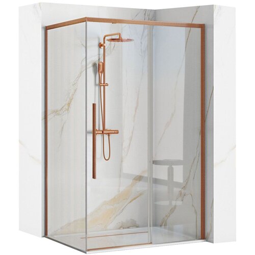 Rea Tuš kabina SOLAR Copper Brush 100x80 Cene