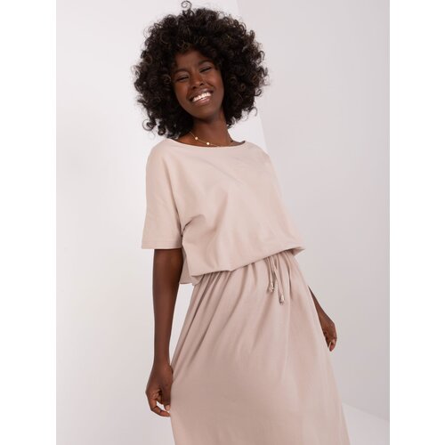 RELEVANCE Dress-RV-SK-7851.84-beige Cene