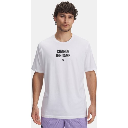 Under Armour Men&amp;#039;s T-shirt Curry Playable Tee 1-WHT - Men&amp;#039;s Slike