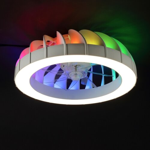 Brilliant LED RGBW plafonski ventilator sa svetlom FANORA LED/30W/230V + daljinski upravljač Slike