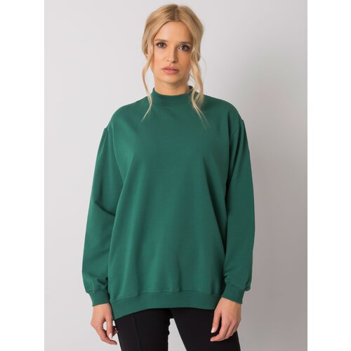 BASIC Feel Good Sweatshirt-RV-BL-5185.90P-dark green Cene