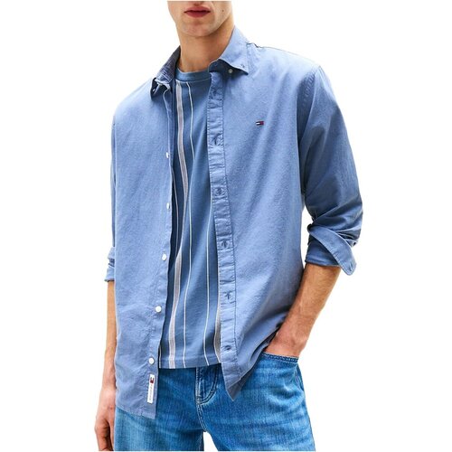 Tommy Jeans Srajce z dolgimi rokavi DM0DM20875 Modra Cene