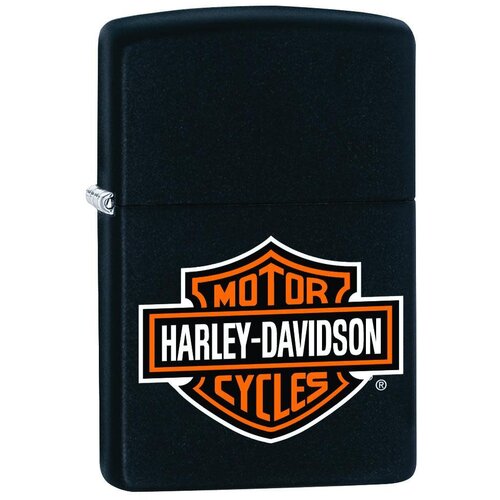 Zippo upaljač harley davidson logo, crni Cene