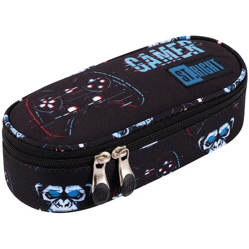 Unipap st.right: blue gamer crno-plava ovalna pernica 23cm Cijene