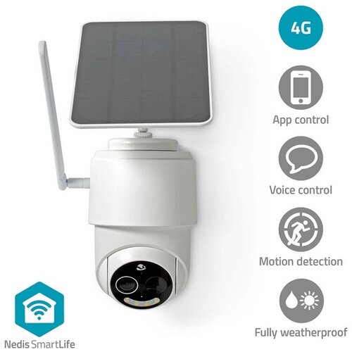 Nedis zunanja solarna kamera, 4G FHD IP65, SIMCBO50WT Cene