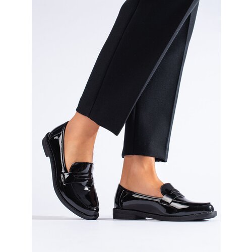 SHELOVET Lacquered classic women&amp;#039;s moccasins Slike