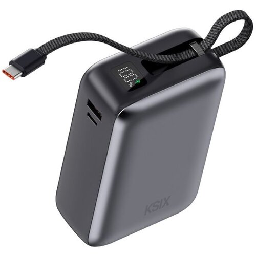 Ksix prijenosna baterija 30000 mAh, 65W ultra brzo punjenje, integrirani USB-C Cijene