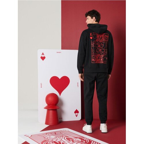Sinsay Hoodie s tiskom Cene
